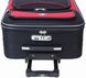 Дорожный чемодан на колесах Bonro Style маленький черно-красный (10011903)