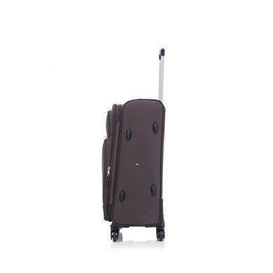 Дорожный чемодан Bonro Tourist большой на 4 колесах коричневый (10132803)