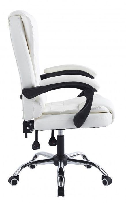 Кресло офисное на колесах Bonro BN-6070 белое (42400440)