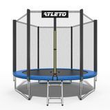 Батут Atleto 252 см с сеткой и лестницой 252 см детский (20000800)