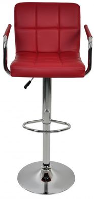 Барный стул со спинкой Bonro B-628-1 бордовый (40080041)