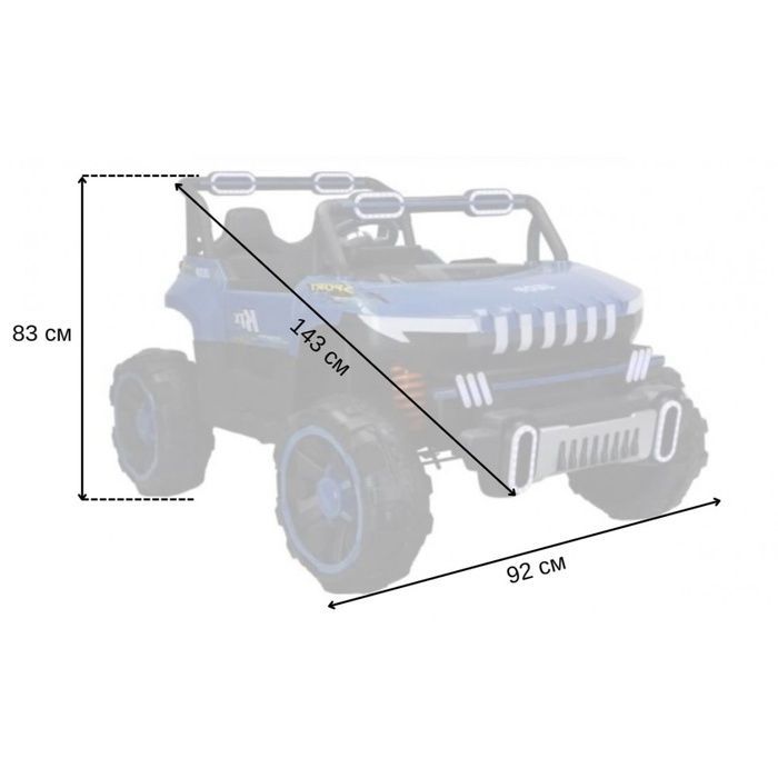 Детский електромобиль Spoko SP-8688 синий (42412071)