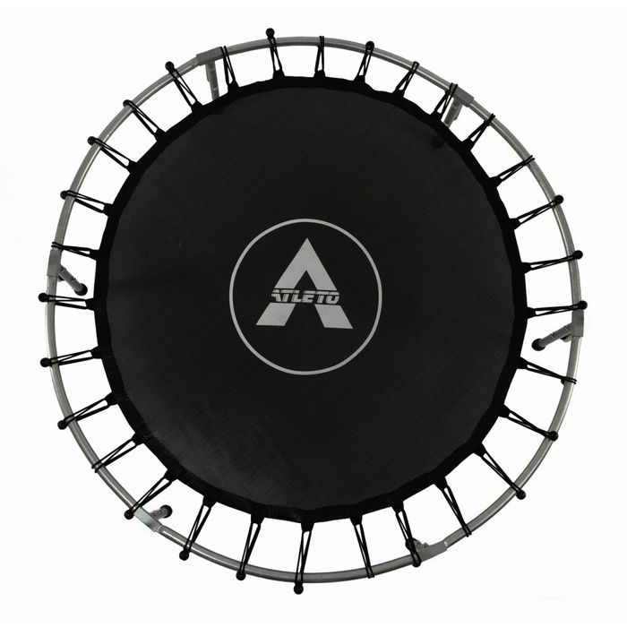 Детский батут Atleto 140 см с сеткой красный (21000401)