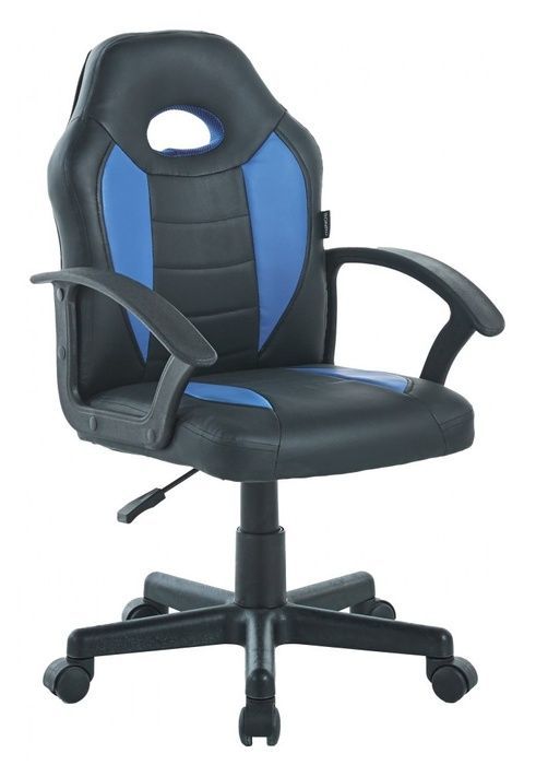 Крісло офісне геймерське Bonro B-043 синє (42400422)