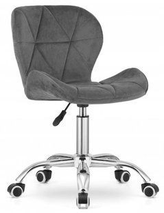 Крісло на колесах Bonro B-531 велюр сіре (42300180)