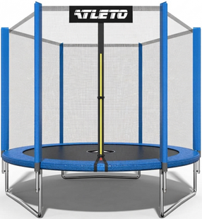 Батут дитячий з сіткою 183 см Atleto синій (42400449)