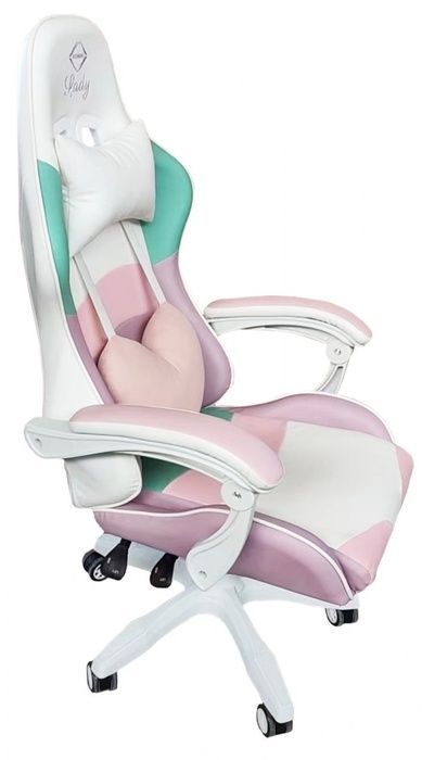 Крісло ігрове Bonro Lady 813 рожево-фіолетове (42300099)
