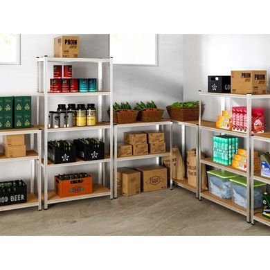 Стелаж металевий 180x90x30 Siker G9030 5 полиць (42401069)