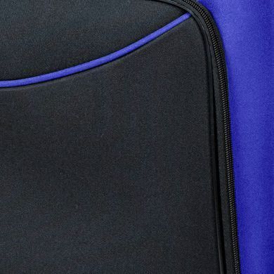 Дорожня валіза на колесах Bonro Style середня чорно-т.синя (10012307)