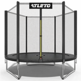 Батут детский с сеткой 183 см Atleto черный (42400450)