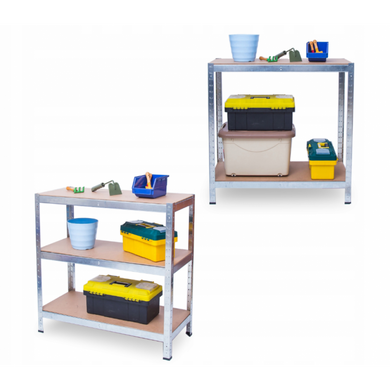 Стелаж металевий для кладовки комори підвалу 6 полиць 220х110х50 Bonro G2211 (42401123)