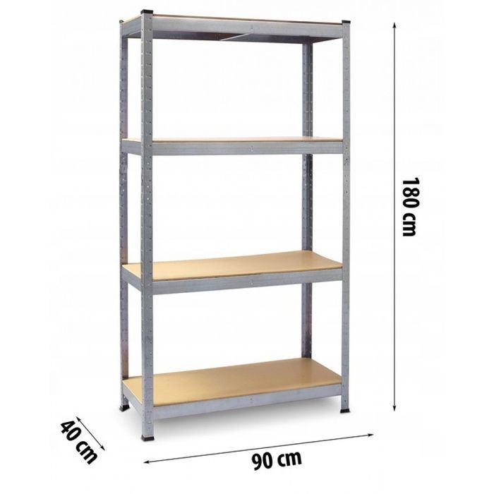 Стеллаж металлический 180x90x40 Siker G9040 4 полки (42401070)