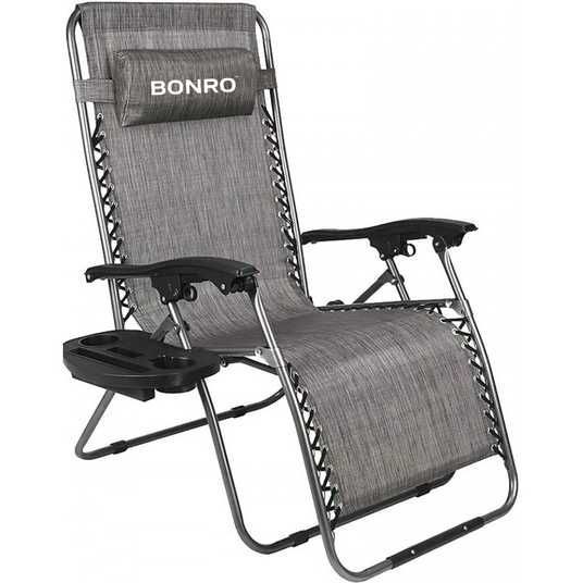 SGフリーソロ　１６７ Шезлонг лежак Bonro СПА-167A сірий (70000031) Bonro Шезлонги 1 515 грн