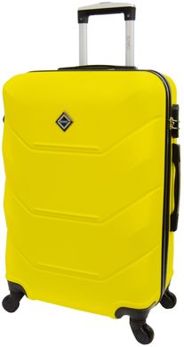 Дорожня валіза на колесах Bonro 2019 велика жовта (10500600)
