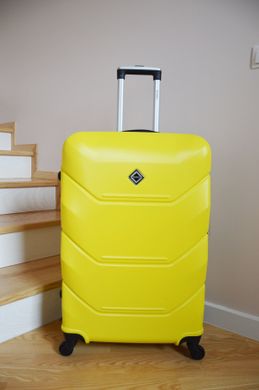 Дорожный чемодан на колесах Bonro 2019 большой желтый (10500600)