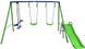 Дитячий ігровий комплекс 4 гойдалки та гірка Spoko SP-S04 синьо-зелена (42401002)