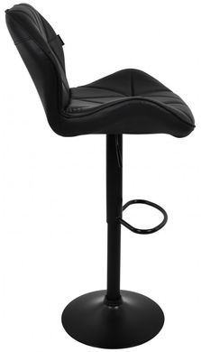 Барный стул со спинкой Bonro B-087 черный (черная основа) (40080062)