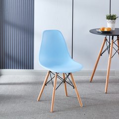 Кресло для кухни на ножках Bonro B-173 FULL KD голубое (42400431)