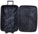 Дорожный чемодан на колесах Bonro Style маленький черно-т.синий (10011907)