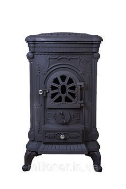 Піч камін чавунна Bonro Black подвійна стінка 9 кВт DQ (42400068)