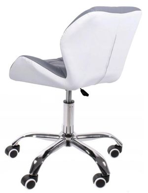 Крісло на колесах сіре + біле комплект 2 шт Bonro B-531 (47000083)