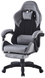 Крісло геймерське з тканини Bonro B-145 чорно-сіре з підставкою для ніг (42401049)