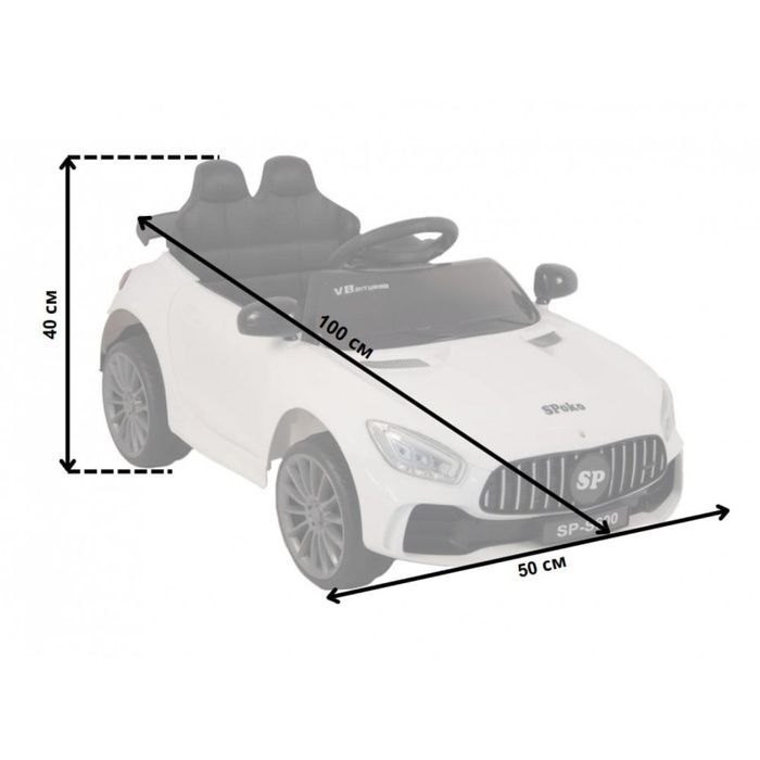 Дитячий електромобіль Spoko SP-S600 білий (42300217)